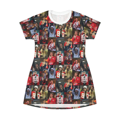 Taylor Swift Chiefs Fan Taylor's Version T-Shirt Dress