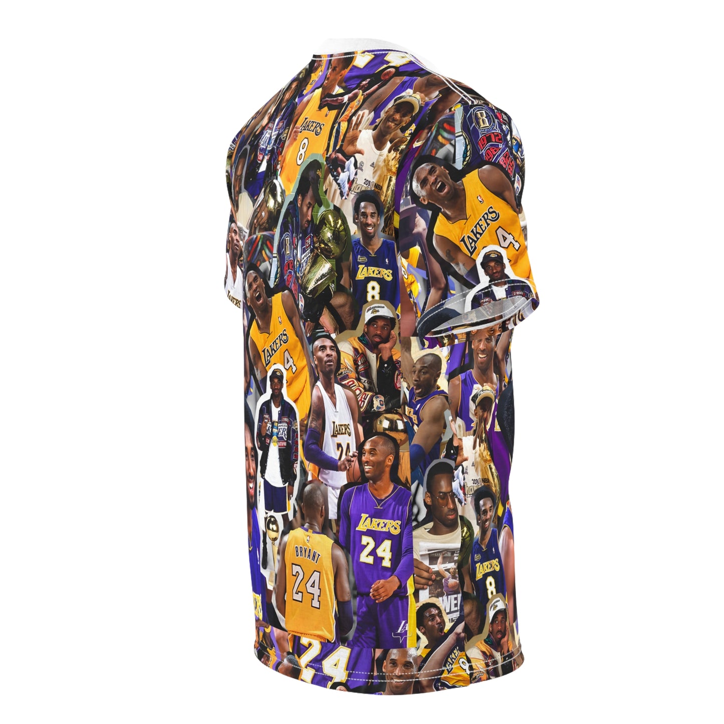 Kobe Bryant Career Moments Photo Collage Unisex Cut & Sew Tee