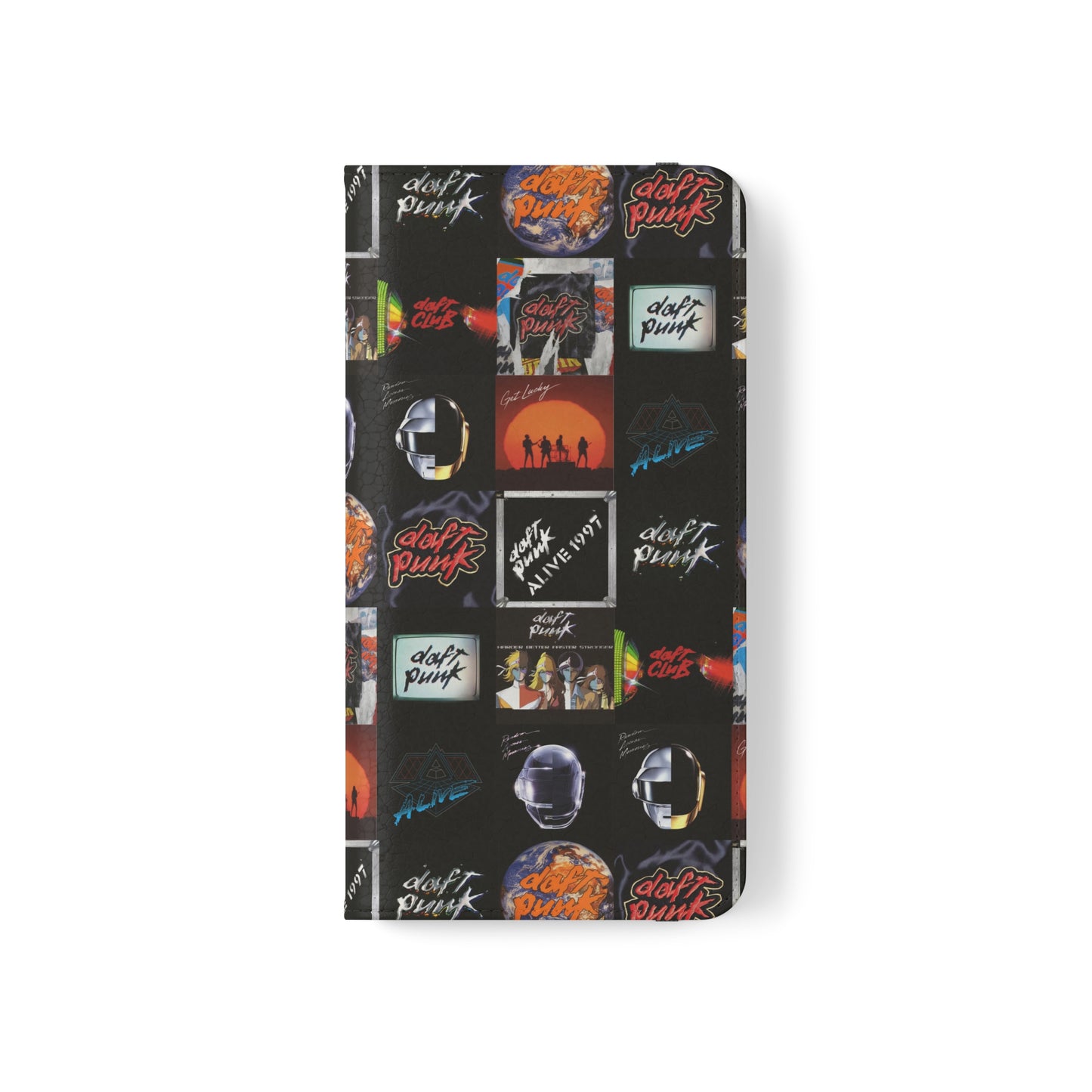 Daft Punk Album Cover Art Collage Phone Flip Case