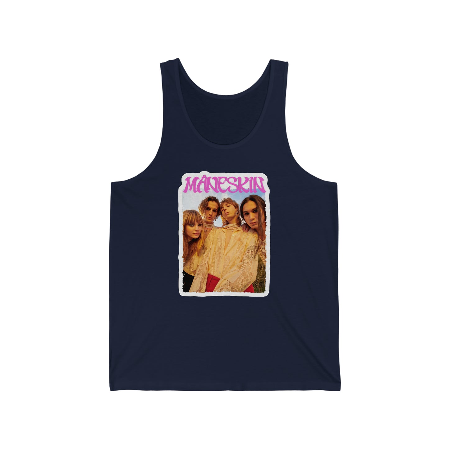 Måneskin Group Photo Unisex Jersey Tank