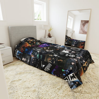 Motionless In White Photo Collage Duvet Cover