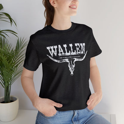 Morgan Wallen White Logo Unisex Jersey Short Sleeve Tee Shirt