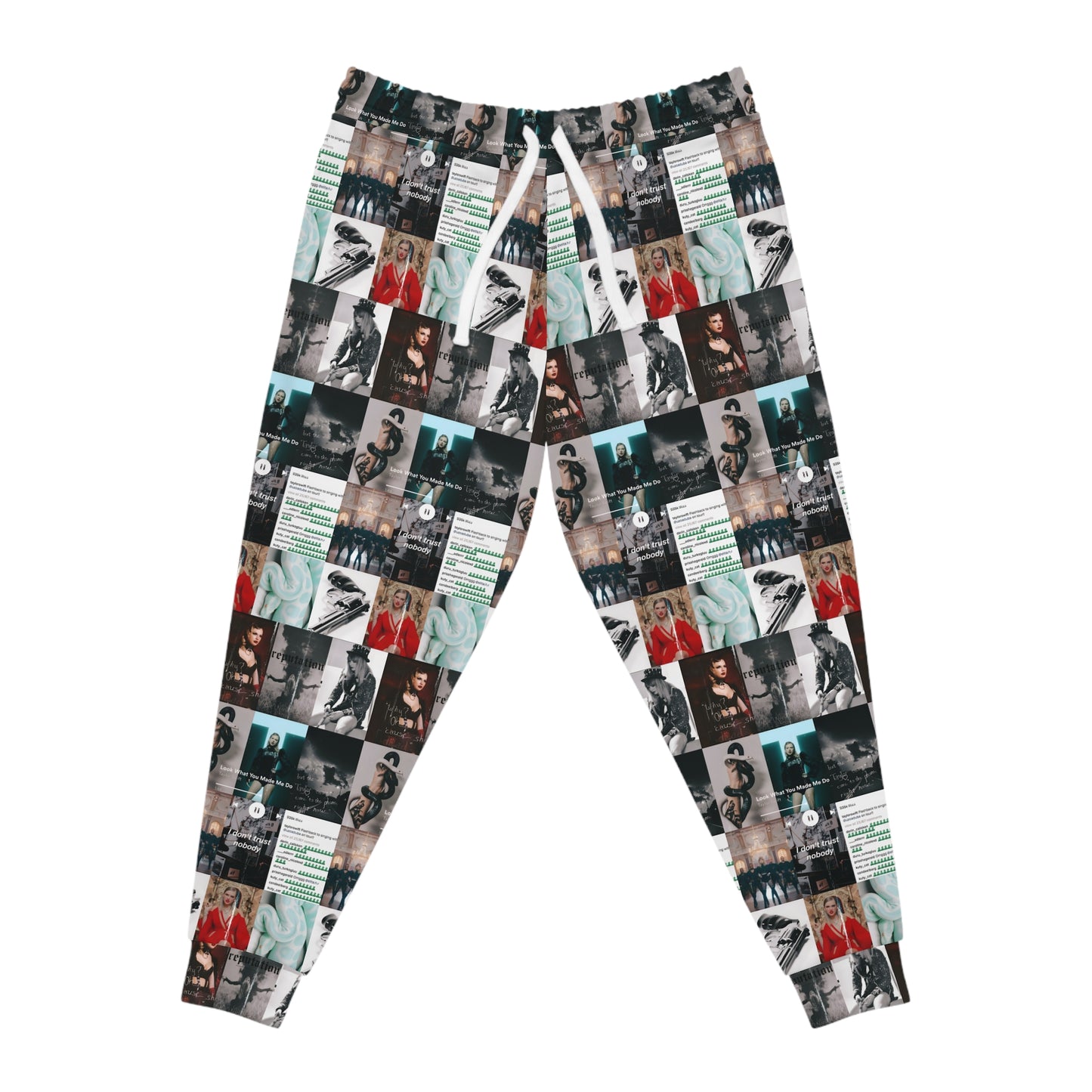 Taylor Swift Reputation Look What You Made Me Do Mosaic Athletic Joggers