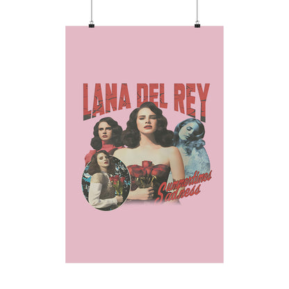 Lana Del Rey Summertime Sadness Matte Poster