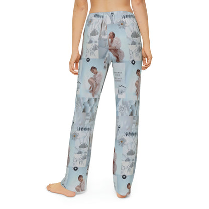 Olivia Rodrigo White Aesthetic Collage Kids Pajama Pants