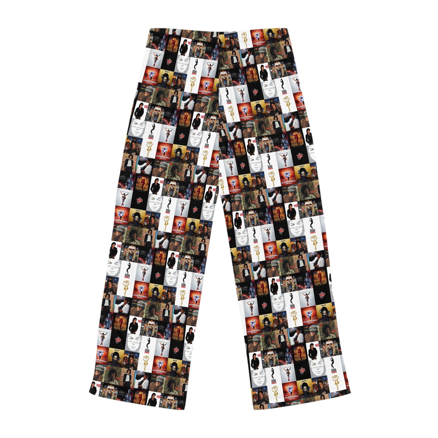 Michael Jackson Album Cover Collage Women's Pajama Pants