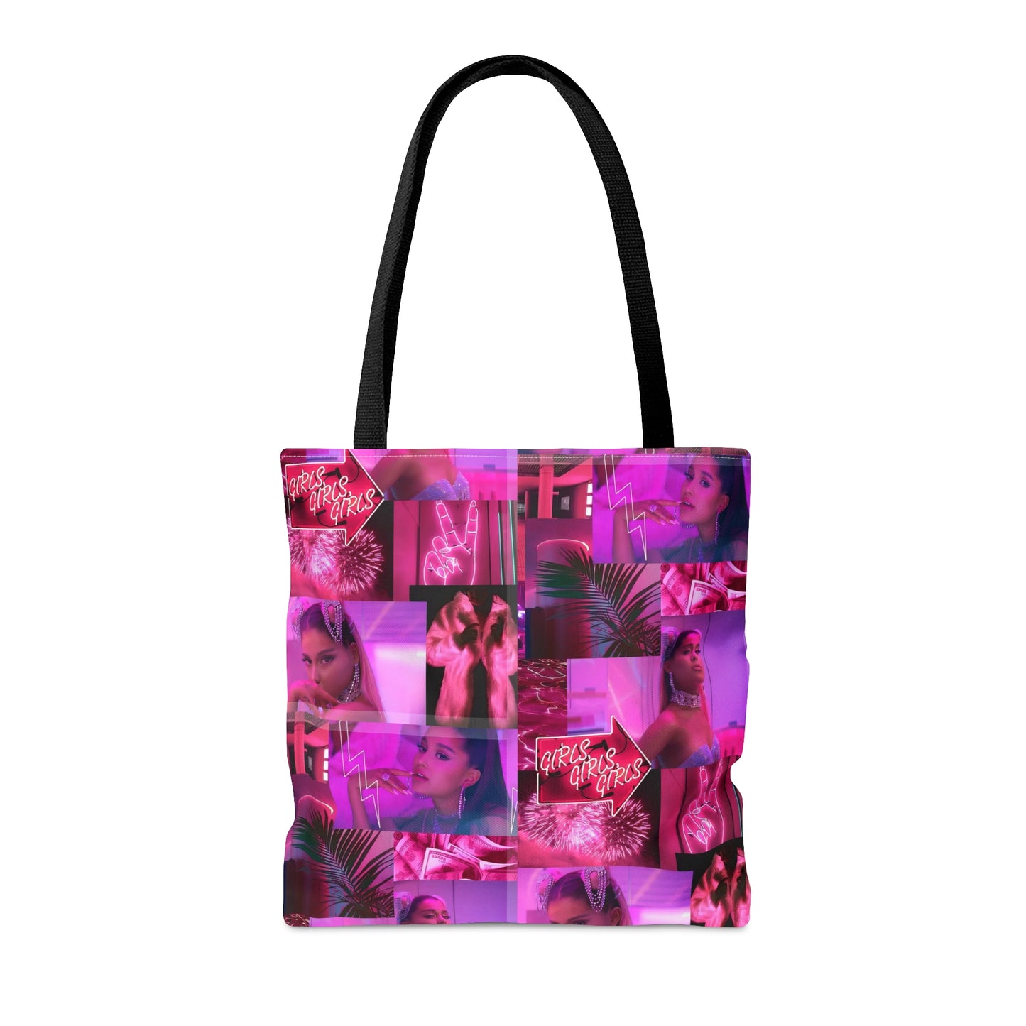 Ariana Grande 7 Rings Collage Tote Bag