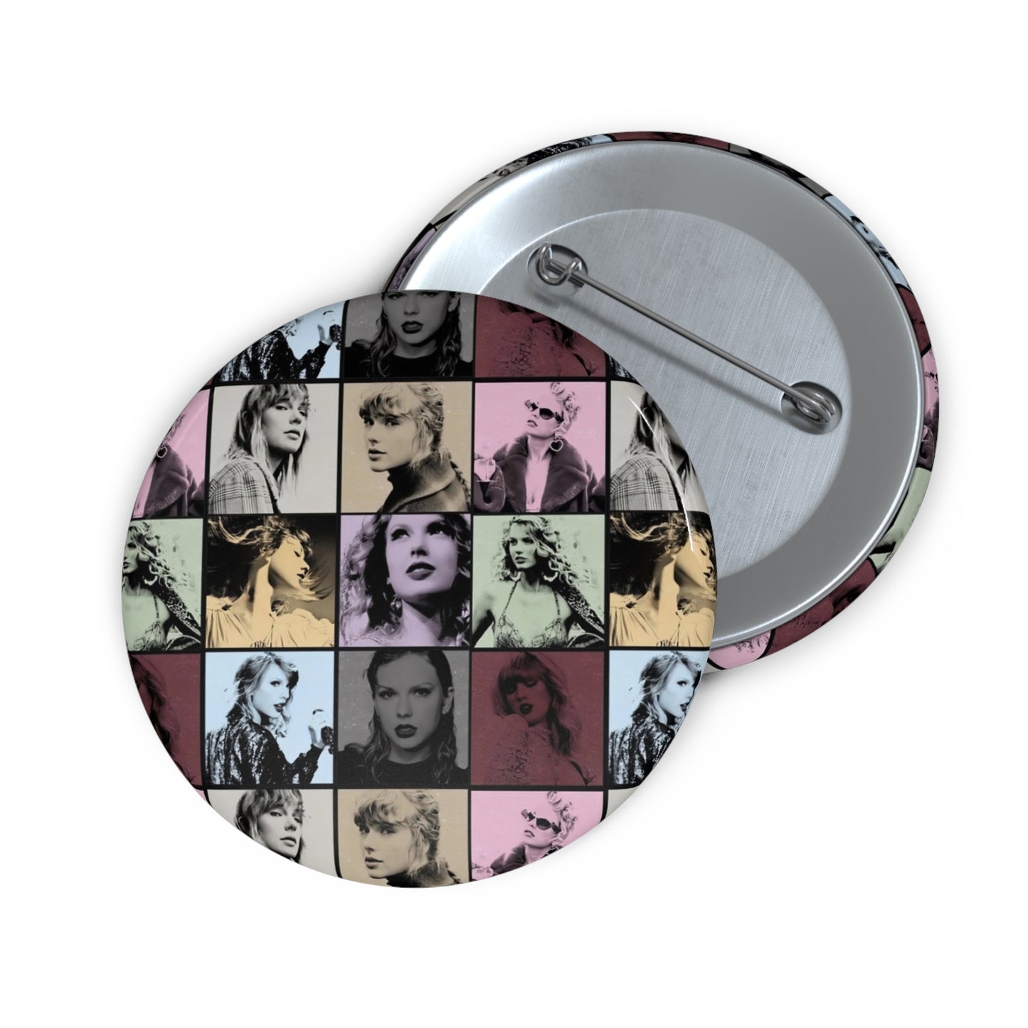 Taylor Swift Eras Collage Custom Pin Buttons