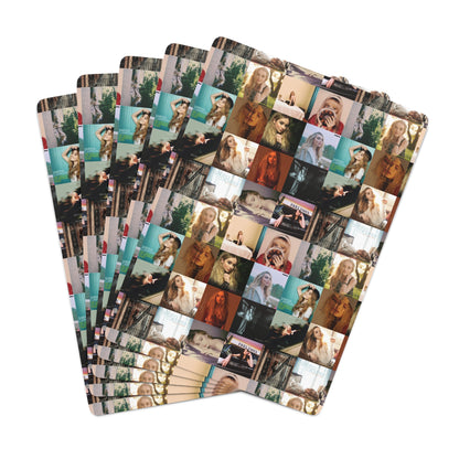 Sabrina Carpenter Album Cover Collage Playing Cards