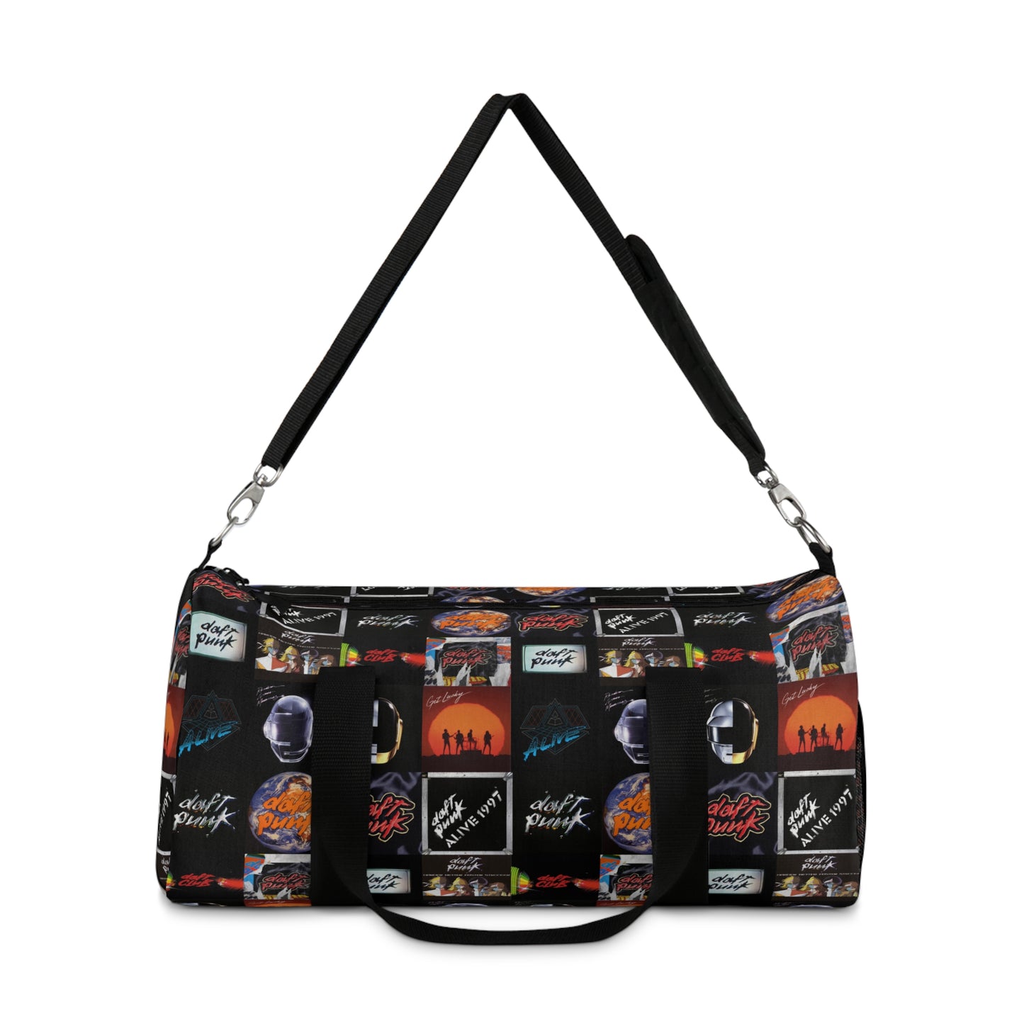 Daft Punk Album Cover Art Collage Duffel Bag