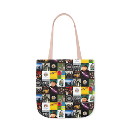 Queen Album Cover Collage Polyester Canvas Tote Bag