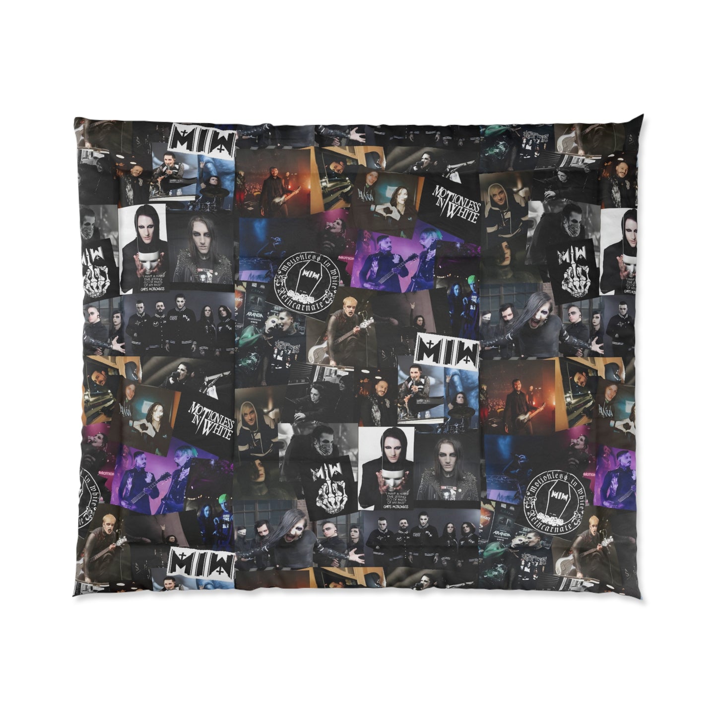 Motionless In White Photo Collage Comforter