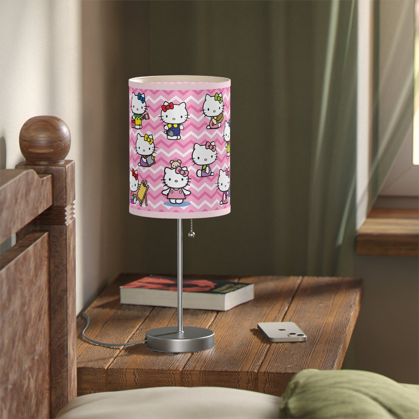 Hello Kitty Playtime Collage Lamp on a Stand