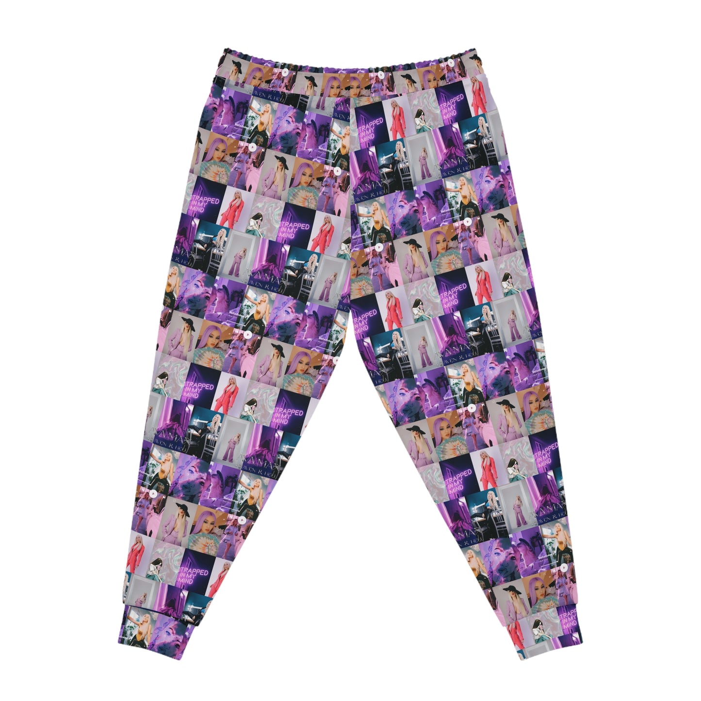 Ava Max Belladonna Photo Collage Athletic Joggers