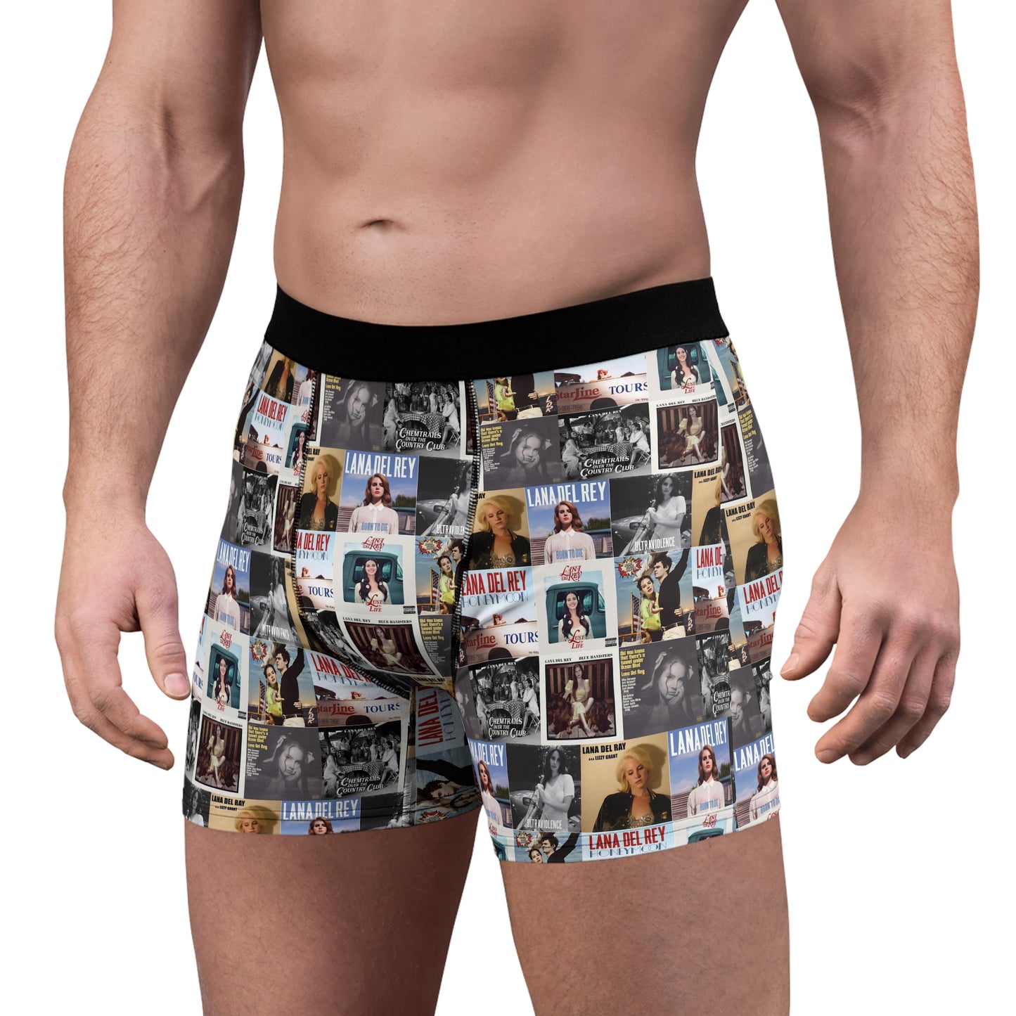 Lana Del Rey Album Cover Collage Men's Boxer Briefs Underwear