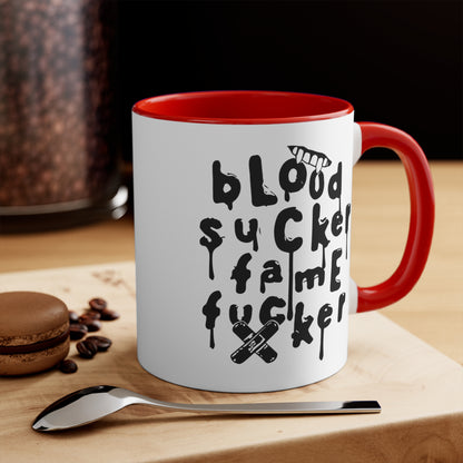 Olivia Rodrigo Blood Sucker Fame Fucker Accent Mugs