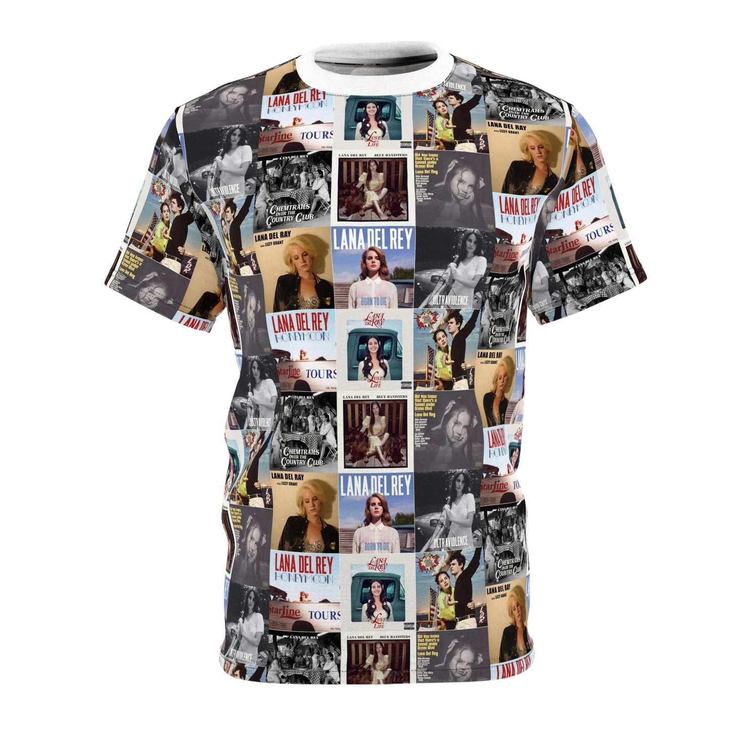 Lana Del Rey Album Cover Collage Unisex Tee Shirt