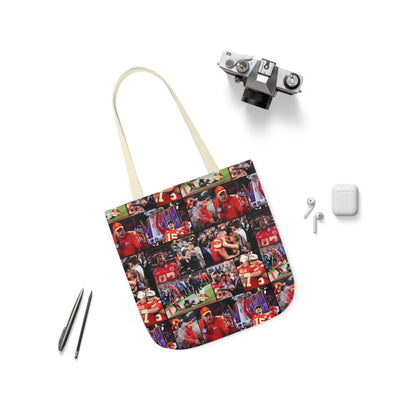 Kansas City Chiefs Superbowl LVIII Championship Victory Collage Polyester Canvas Tote Bag