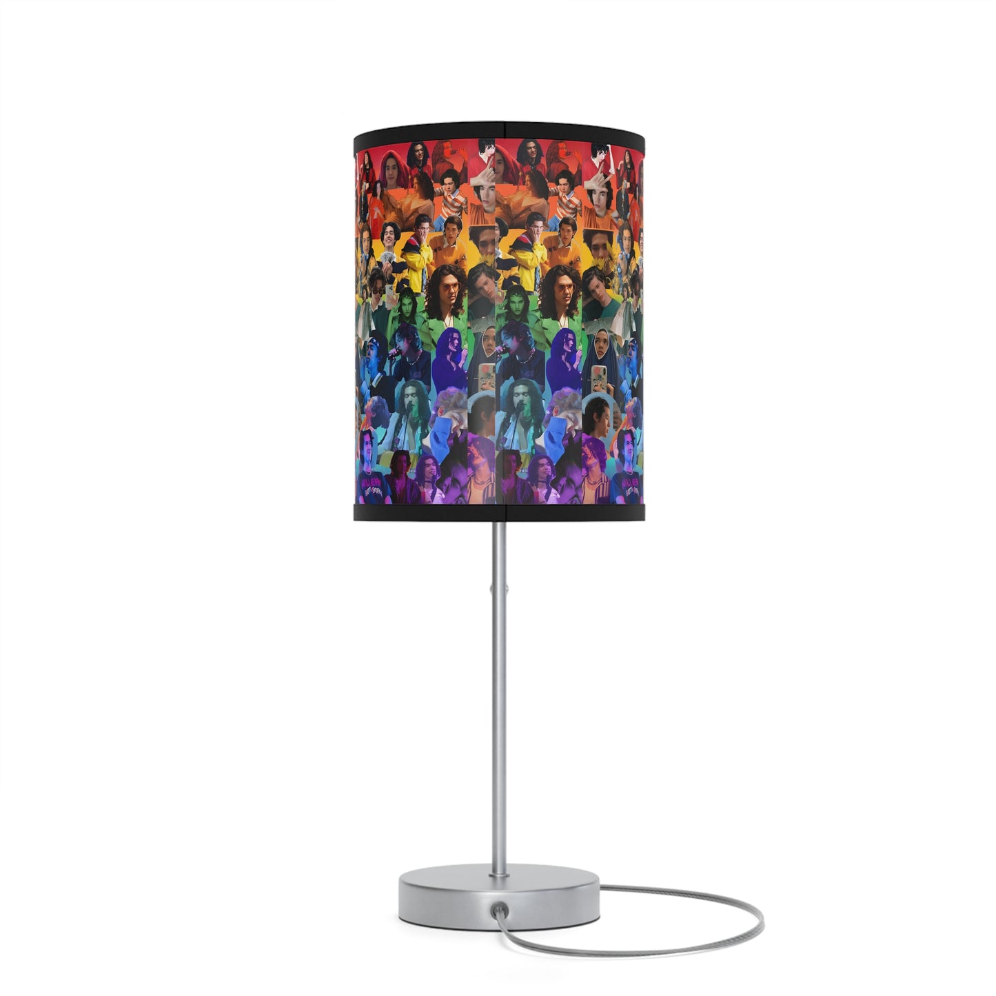 Conan Grey Rainbow Photo Collage Lamp on a Stand