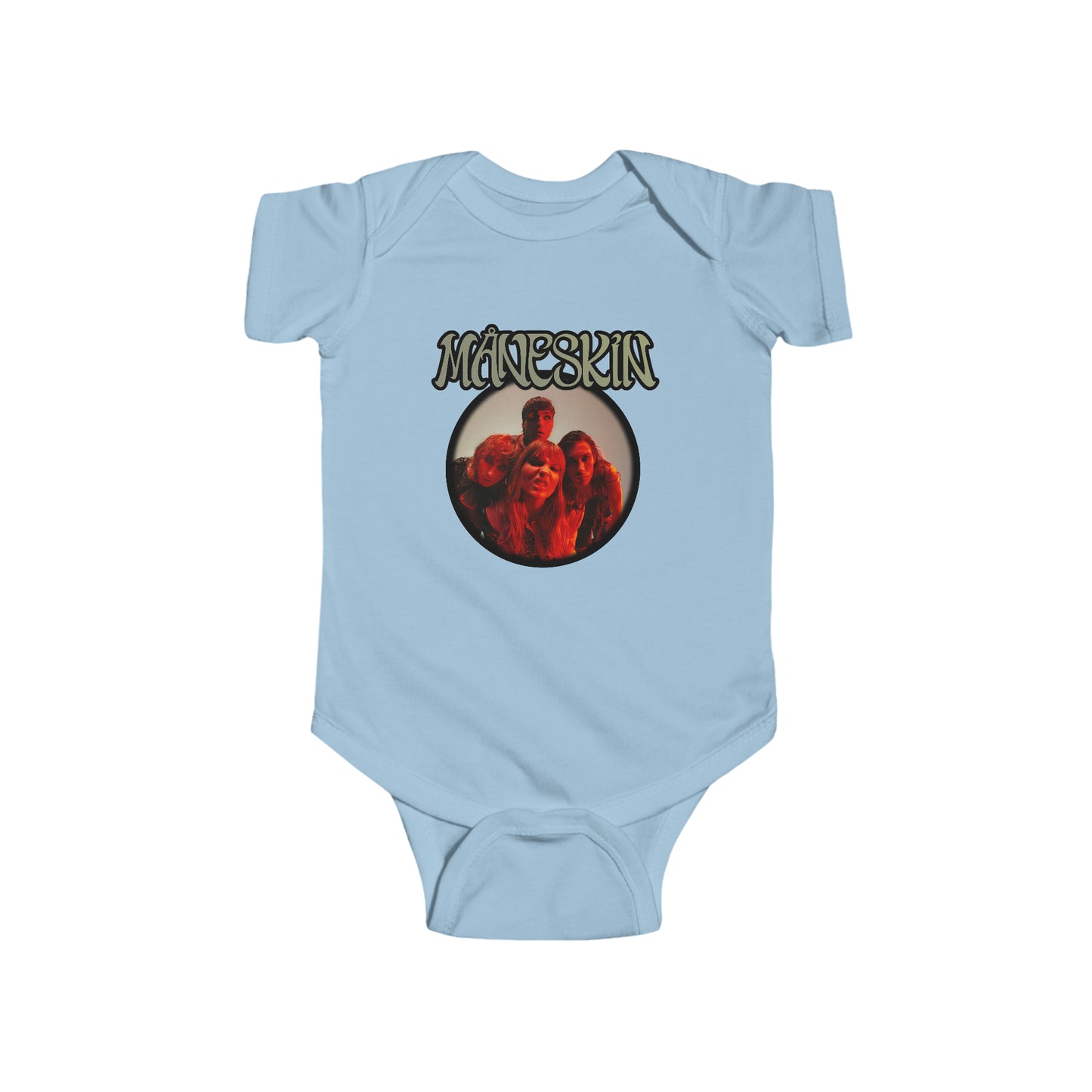 Måneskin Circular Group Photo Infant Bodysuit Onesie