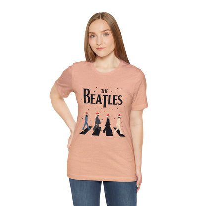 The Beatles Abbey Road Santas Unisex Jersey Short Sleeve Tee Shirt