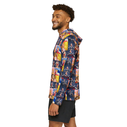 Katy Perry Smile Mosaic Men's Sports Warmup Hoodie