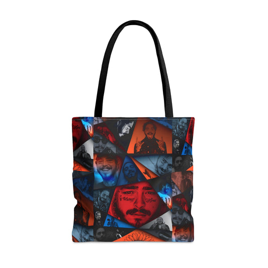 Post Malone Crystal Portaits Collage Tote Bag