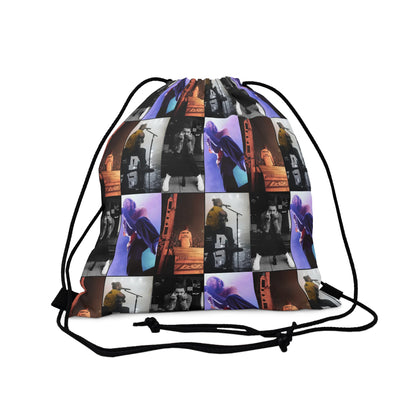 Post Malone On Tour Collage Outdoor Drawstring Bag