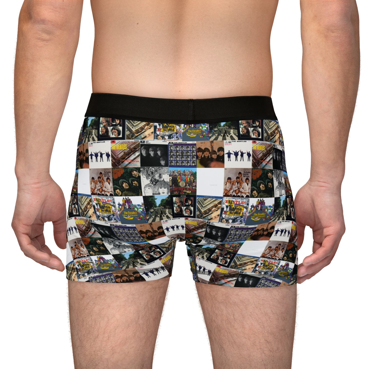 The Beatles Album Cover Collage Men's Boxers