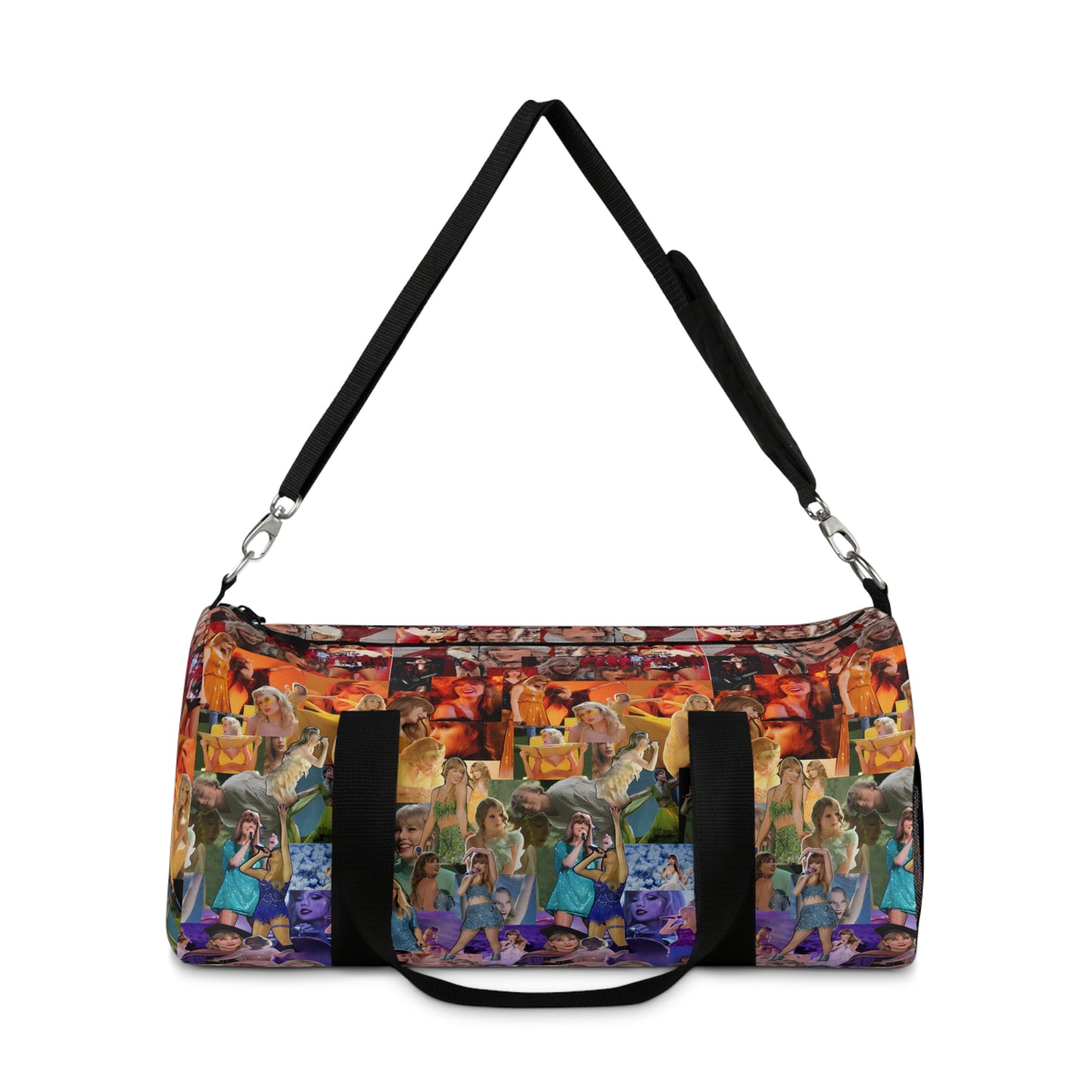 Taylor Swift Rainbow Photo Collage Duffel Bag