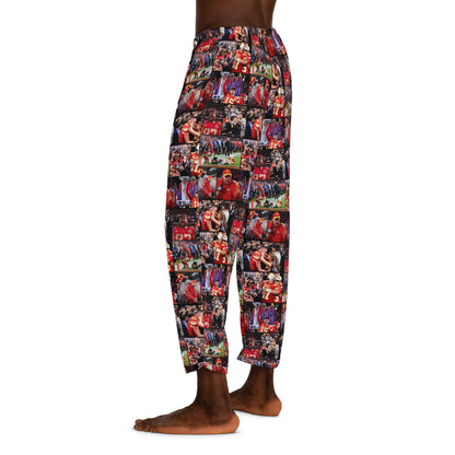 Kansas City Chiefs Superbowl LVIII Championship Victory Collage Men's Pajama Pants