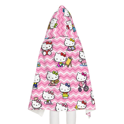 Hello Kitty Playtime Collage Youth Hooded Towel