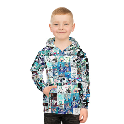 Hatsune Miku Album Cover Collage Kid's Hoodie