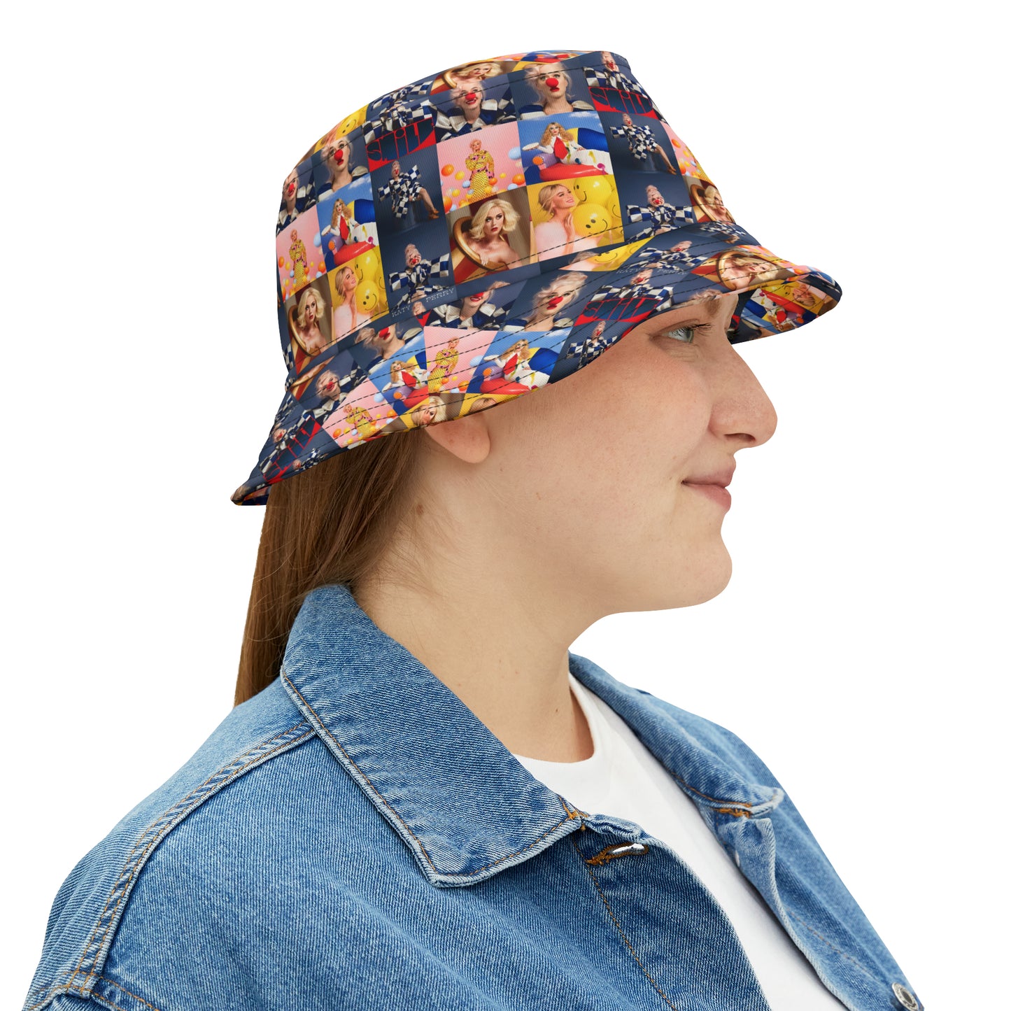 Katy Perry Smile Mosaic Bucket Hat