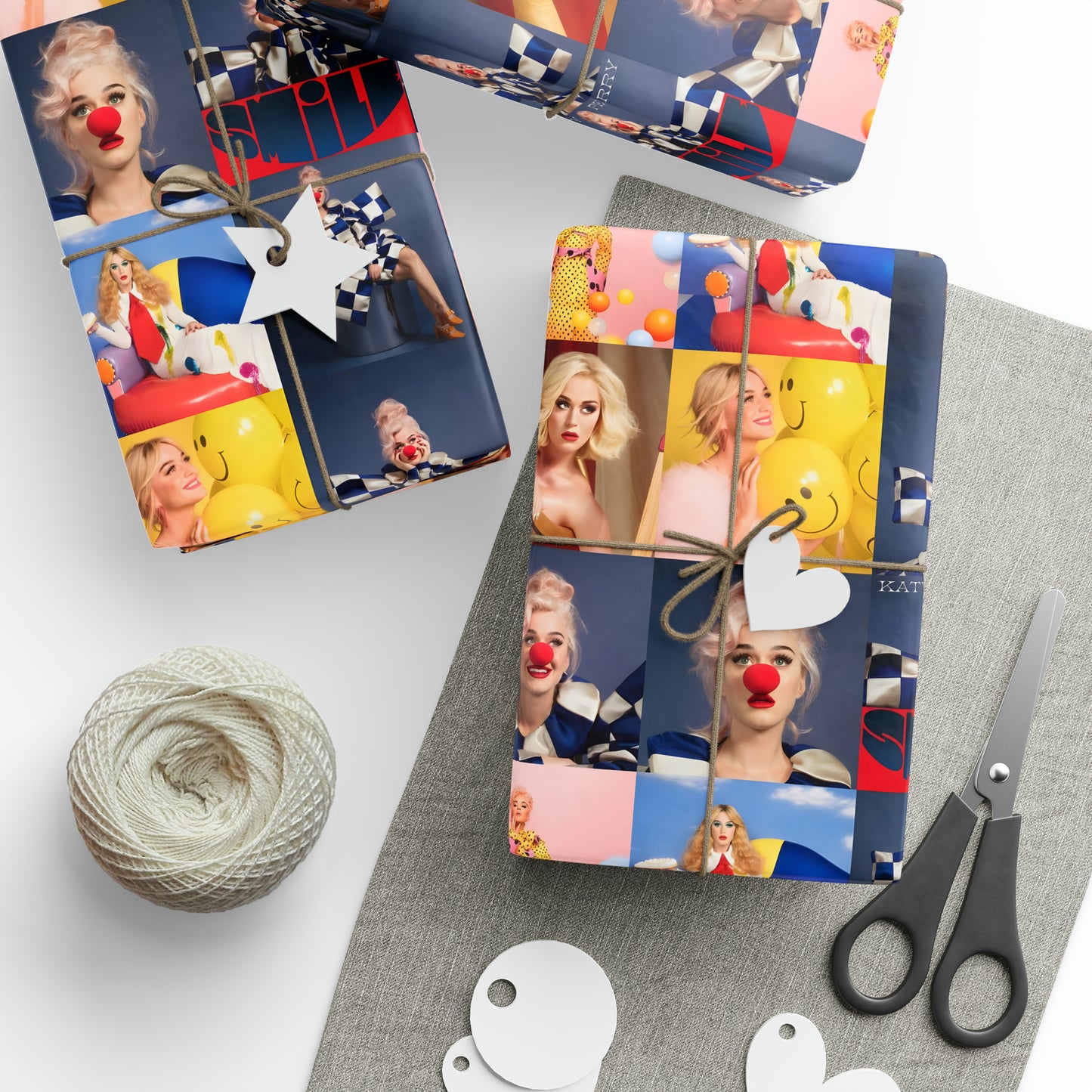 Katy Perry Smile Mosaic Gift Wrapping Paper