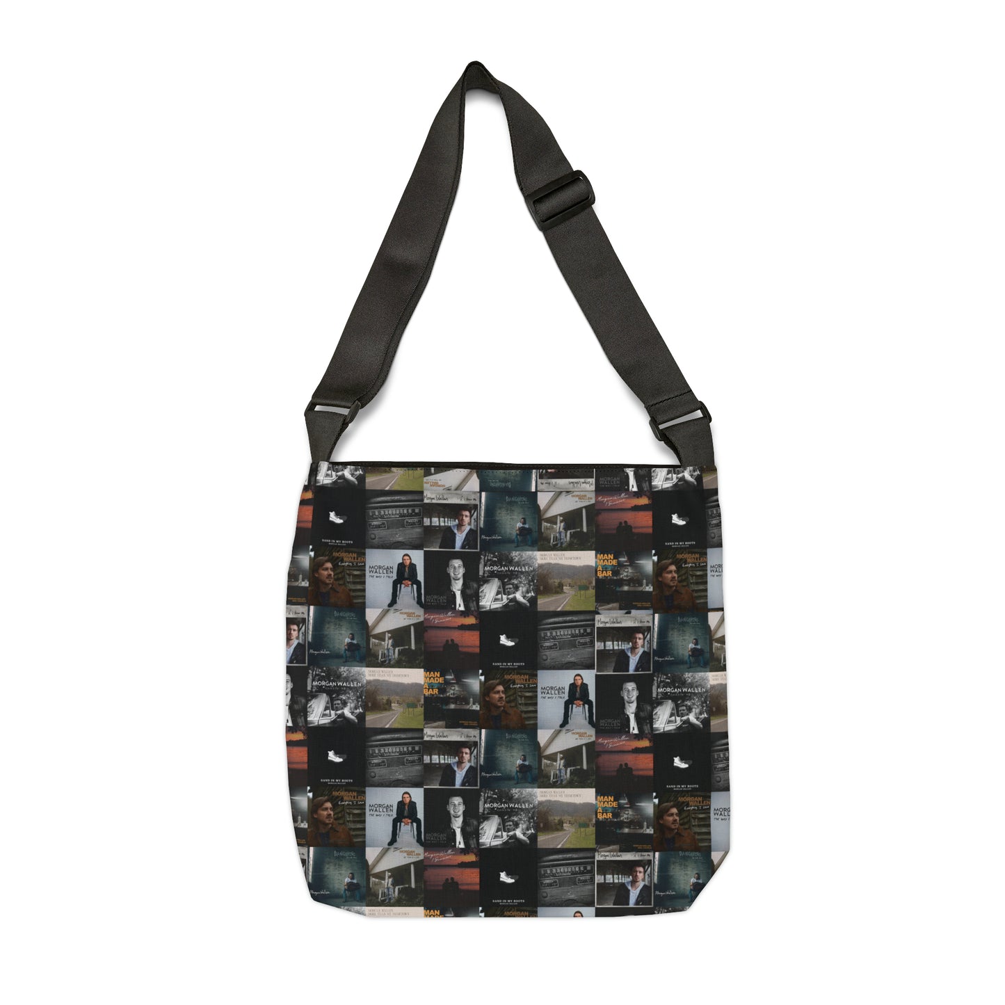 Morgan Wallen Album Cover Collage Adjustable Tote Bag