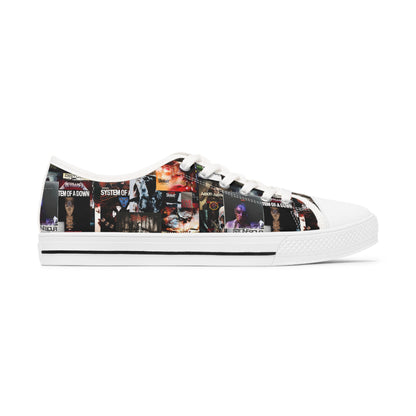 Slipknot Chaotic Album Art Collage Women's Low Top Sneakers