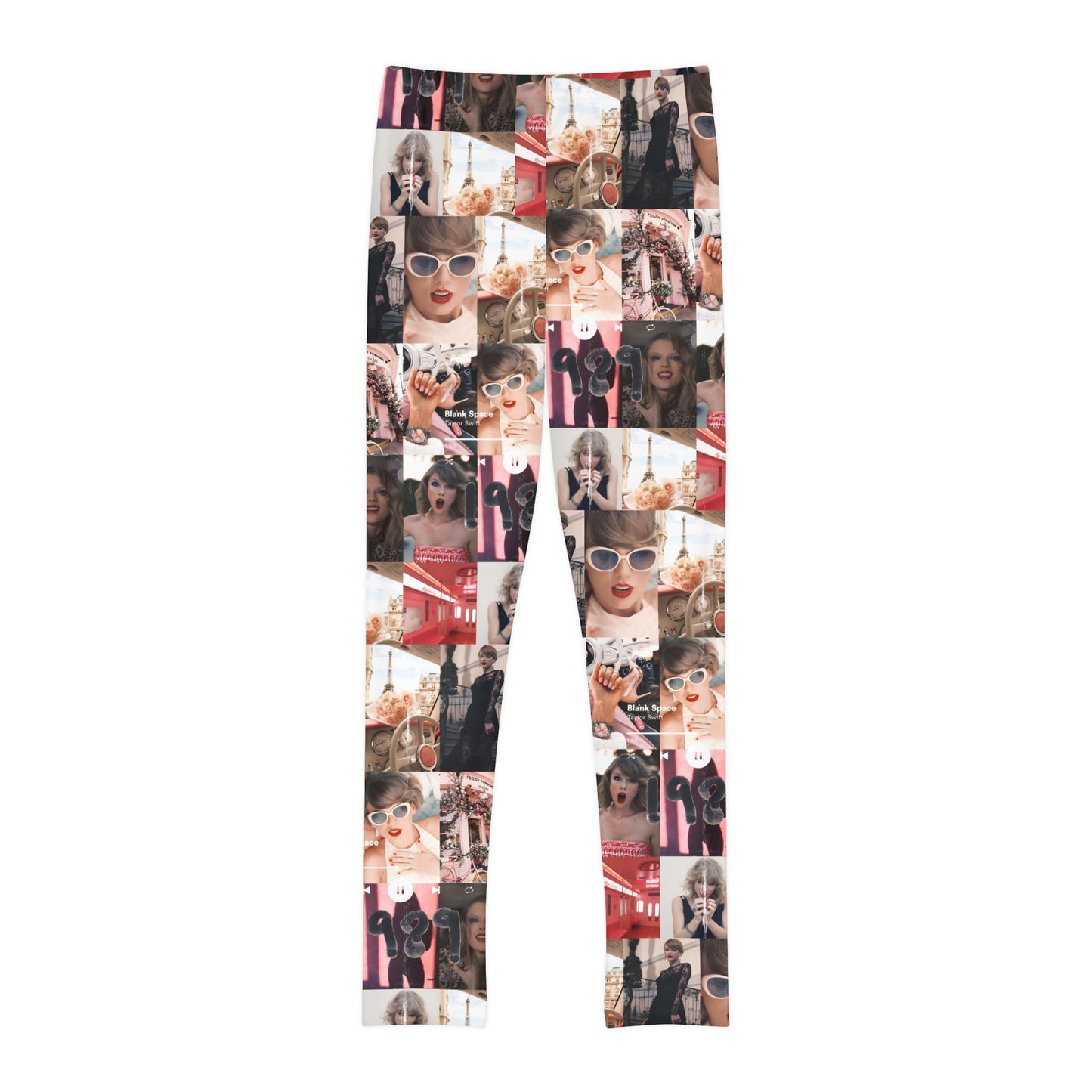 Taylor Swift 1989 Blank Space Collage Youth Full-Length Leggings