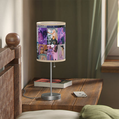 Ava Max Belladonna Photo Collage Lamp on a Stand