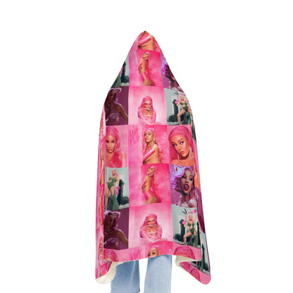 Doja Cat Hot Pink Mosaic Snuggle Blanket