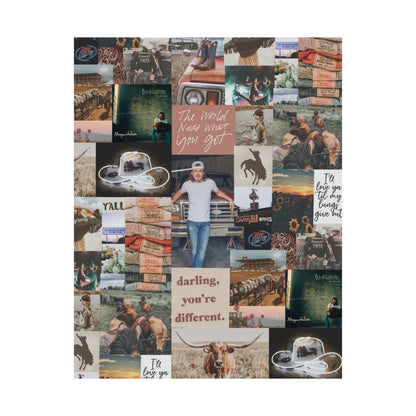 Morgan Wallen Darling You're Different Collage Matte Poster