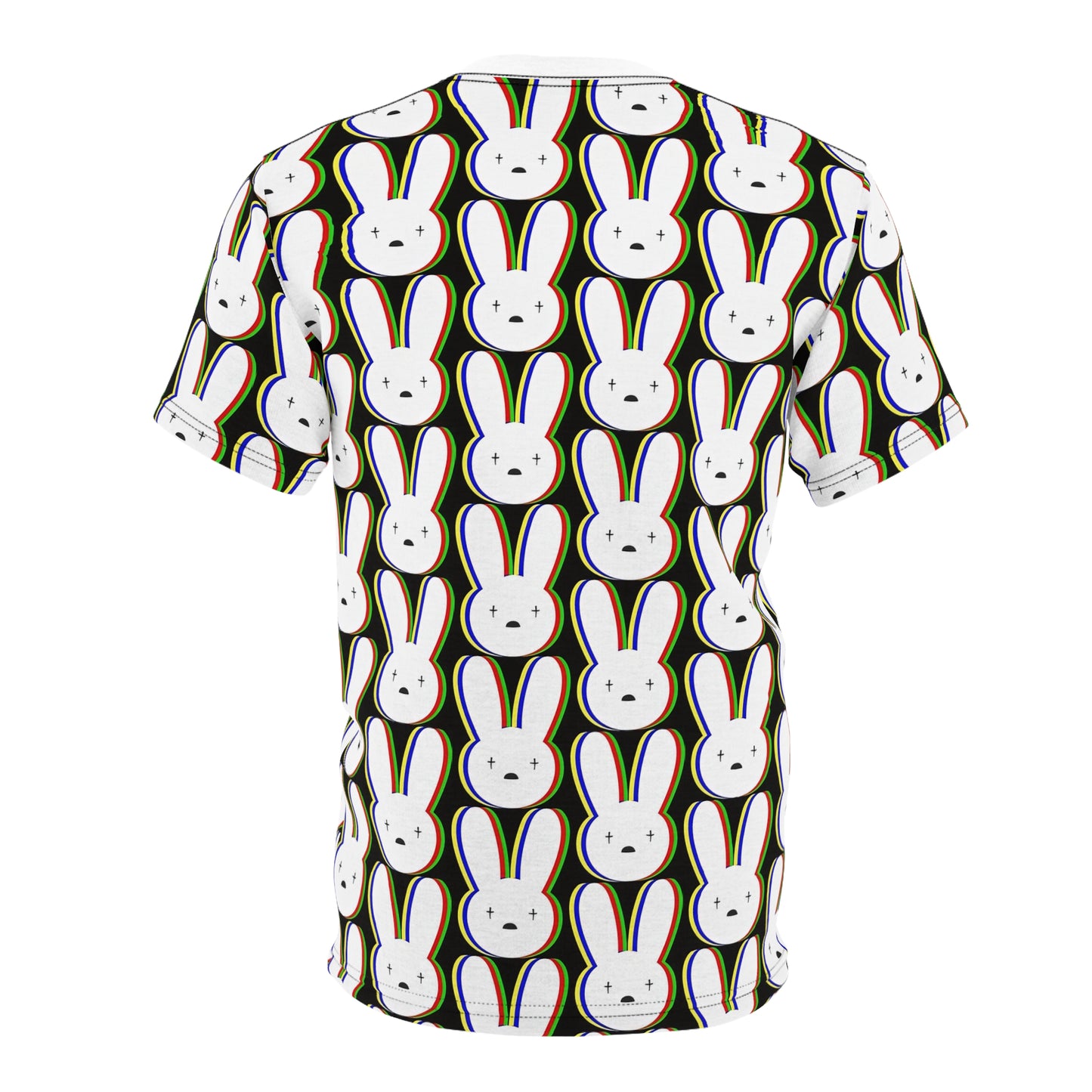 Bad Bunny Logo Pattern Unisex Tee Shirt