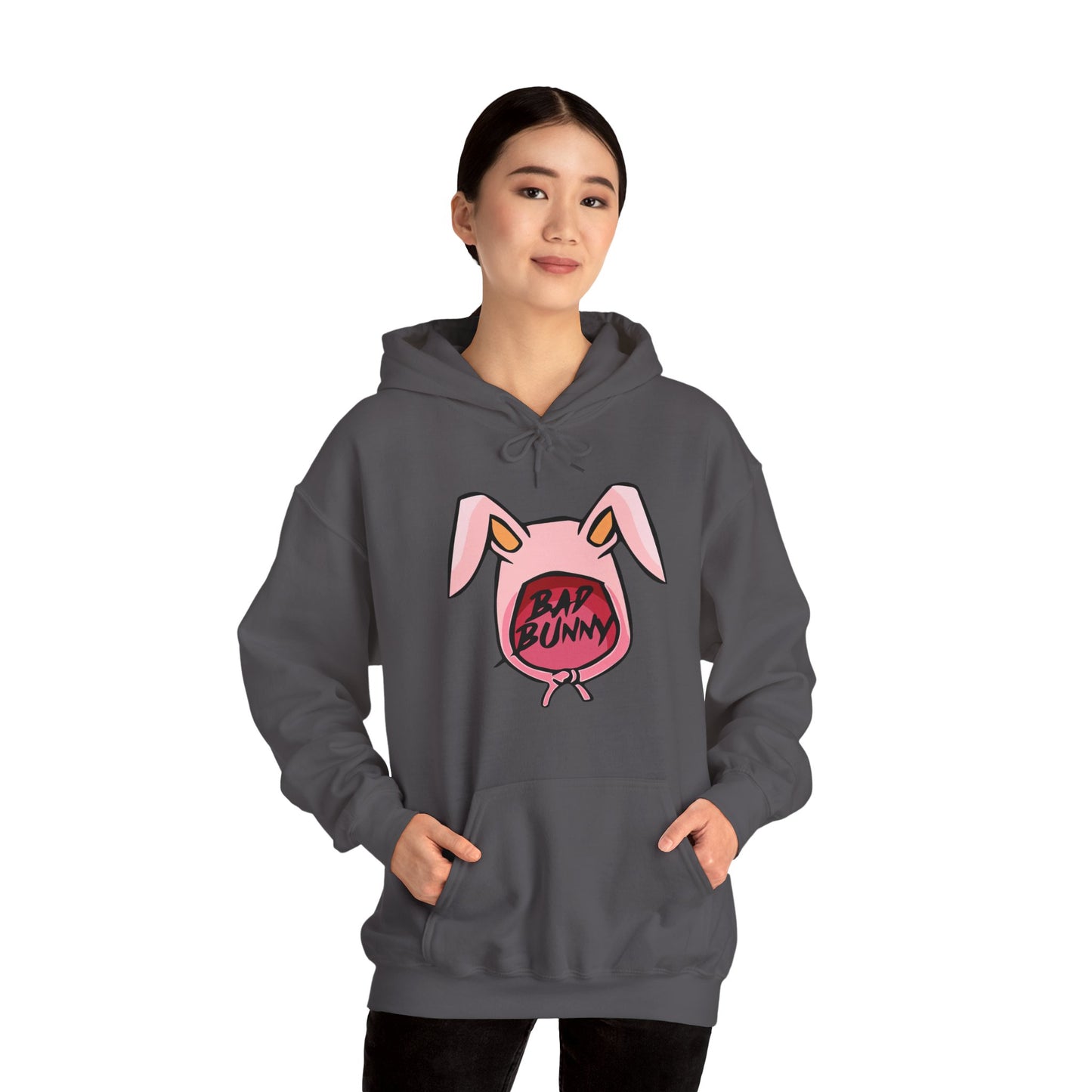 Bad Bunny Hoodie Logo Unisex Heavy Blend Hooded Sweatshirt