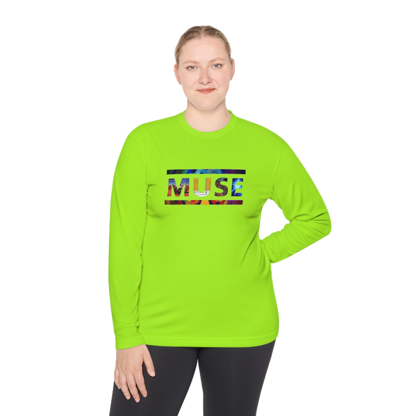 Muse Album Art Letters Unisex Lightweight Long Sleeve Tee