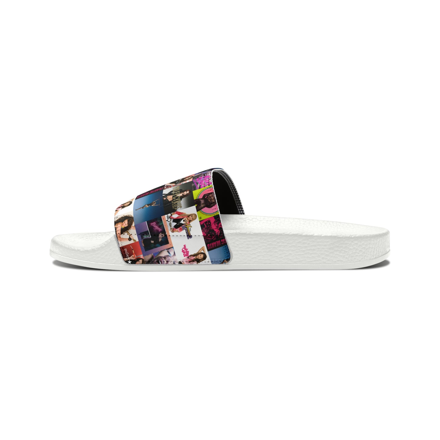 Miley Cyrus Album Cover Collage Youth Slide Sandals