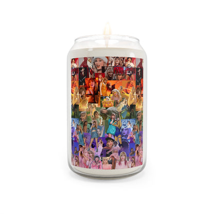 Taylor Swift Rainbow Photo Collage Scented Candle