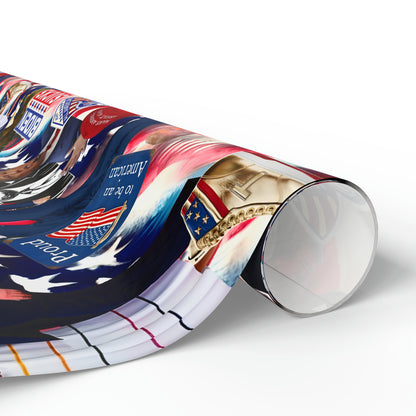 Donald Trump 2024 MAGA Montage Gift Wrapping Paper