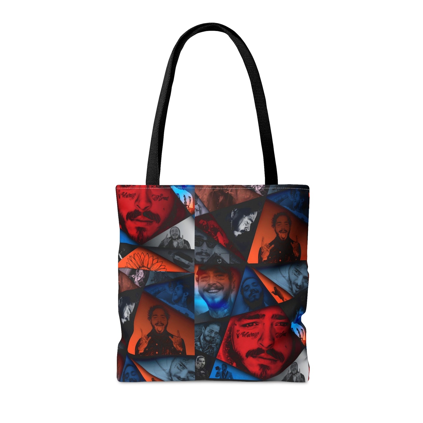 Post Malone Crystal Portaits Collage Tote Bag