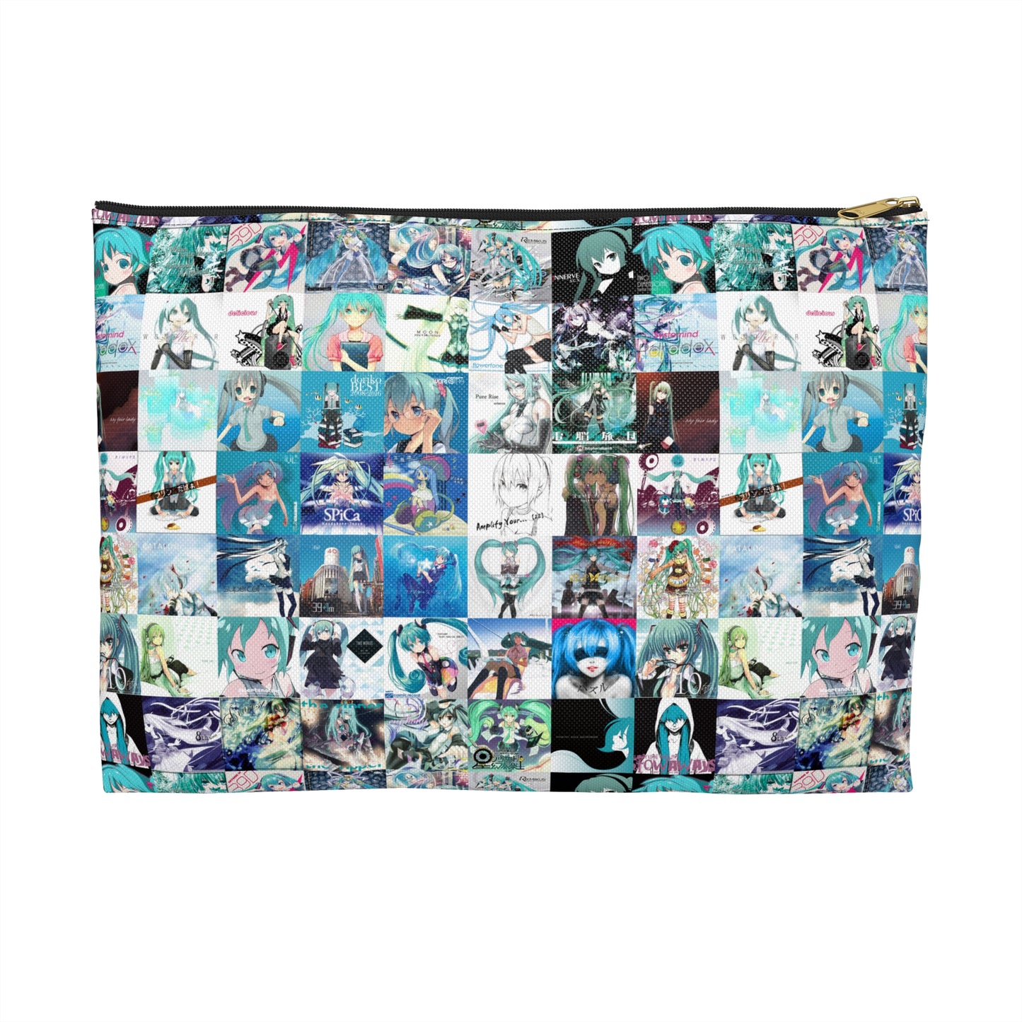 Hatsune Miku Album Cover Collage Accessory Pouch