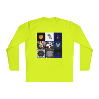 Colplay Album Cover Collage Unisex Lightweight Long Sleeve Tee